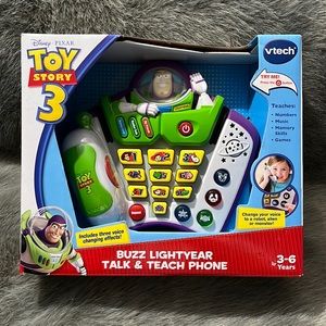 Disney Toy story 3 Buzz Lightyear Talk & Teach phone new in the loop box